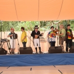 At the Oregon Country Fair Dance Pavilion.